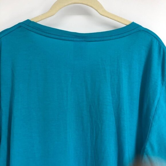 Crooks &  Castles Blue Logo Print Short Sleeve women’s Graphic T-Shirt size L - Picture 3 of 10